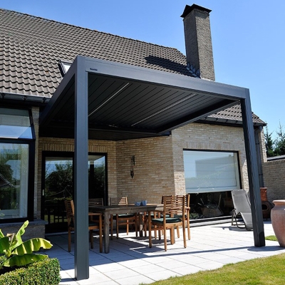 Motorised Aluminum Louver Pargola Sun Roof for Garden