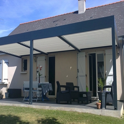 Automatic outdoor weatherproof electric waterproof pergola aluminum
