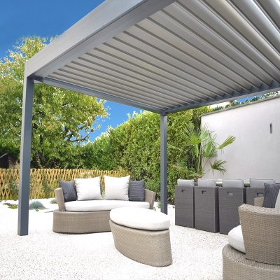 Outdoor Electric Garden Aluminum Roof Gazebo Cheap Pergola Design