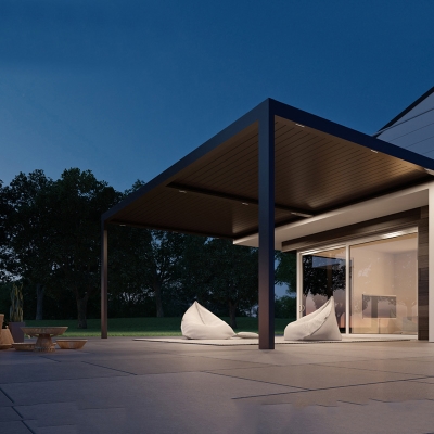 Eco-friendly waterproof aluminum garden pergola
