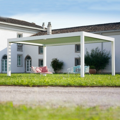 New Product Best Price Pergola With Motorized louver roof Systems