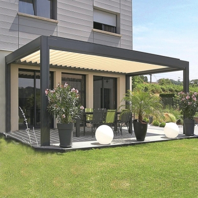 Vergola Opening Roof Sun Louver Pergola Louvre Roof for Outdoor
