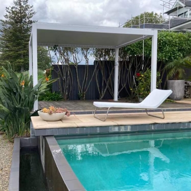 For Trading Companies 2022 Outdoor Remote Control Adjustable Patio Roofing Pergola With Rolling Blinds