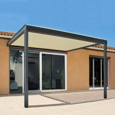 Motorized terrace roof aluminum bioclimatic pergola outdoor