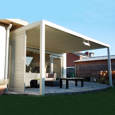 2020 China Hot Sale Outdoor Sun shading  Remote Control Bioclimatic Retractable Pergola