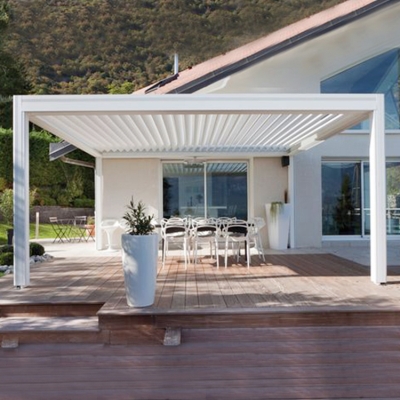 Modern outdoor aluminium louvre roof pergola for sunshade