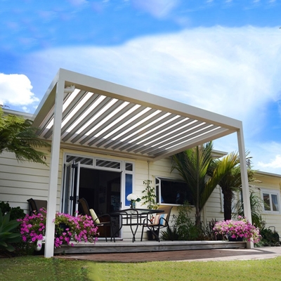 2020 China Made Best Choose Metal Framed Pergola Structure With LED Light