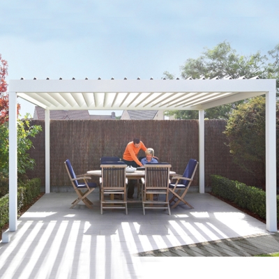 Adjustable Waterproof Louvre Small Pergolas