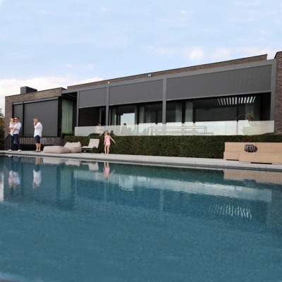 New Design Cheap Alu Aluminum Pergola Canopy Gazebo