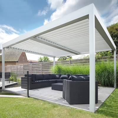 Easily Assemble Balcony Shutter Pergola Gazebo Awning System