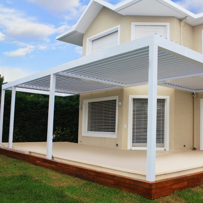 Outdoor opening gazebo automatic aluminum pergola canopy roof gazebo parts