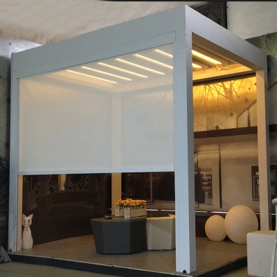 Balcony Used Bioclimatic Pergola With Adjustable Louver Blades