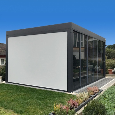 luxury morden design outdoor louvre roof 3x4m aluminum pergola