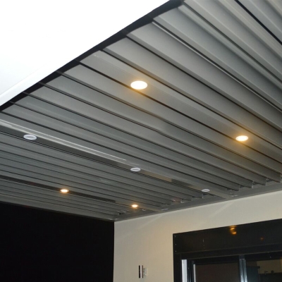 Louvered roof outdoor aluminum motorized pergola gazebo kits