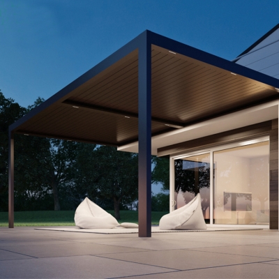 5x3m High quality professional automatic aluminum waterproof electric pergola roof