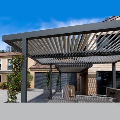 Garden decoration outdoor waterproof louvered pergola