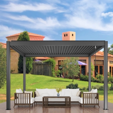 Outdoor Waterproof Aluminum Frame Garden Gazebo Arches Arbours Pergolas