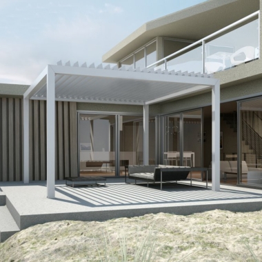 Garden Type Luxury Aluminium Frame Louver Gazebo Pergola Aluminum Opening Roof