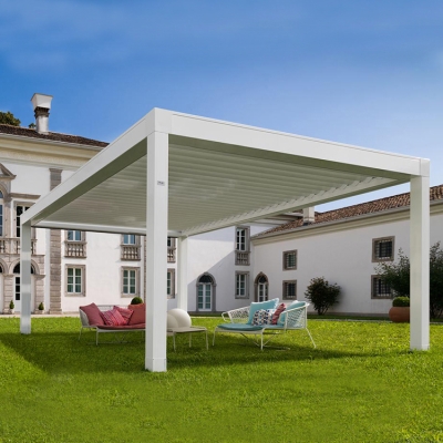 Beautiful Design Commercial Conservatory Metal Roof Pergola