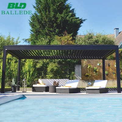 Long lifetime waterproof aluminium pergola and gazebos outdoor